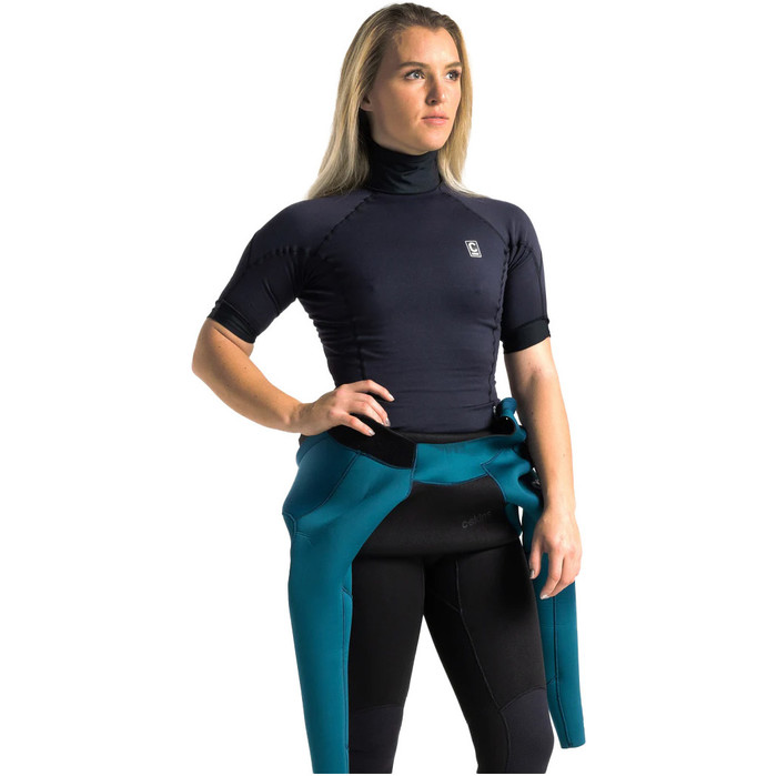 2024 C-Skins Womens Thermal Skins Kurzarmweste C-HDISSW - Schwarz